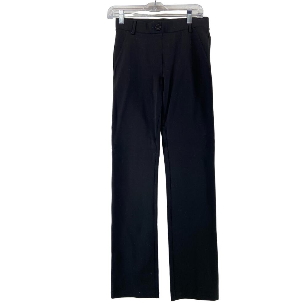 Betabrand Black Women's Straight-Leg Pants
